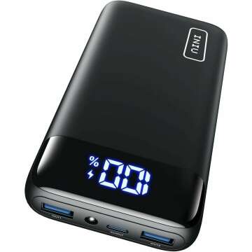 Fast Charging INIU Portable Charger - 22.5W 20000mAh Power Bank