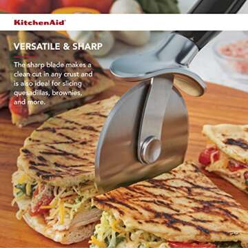 KitchenAid Pizza Wheel with Finger Guard & Sharp Blade