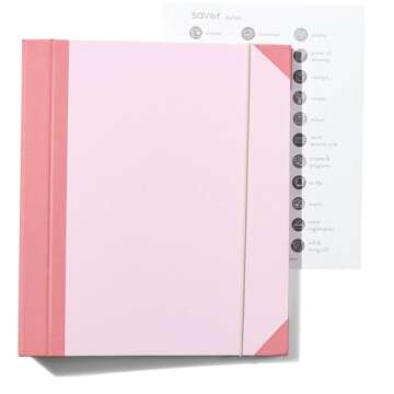 Savor | The Folio Document Organizer™ | Custom Dyed Cloth Bound Expanding File Folder for Important Papers, Emergency Binder, Birth Certificates, Social Security Cards, Passports, Photos, and Letters…