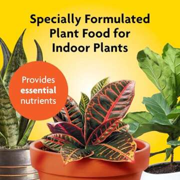 Miracle-Gro Indoor Plant Food, Liquid Plant Food for Houseplants, Snake Plants, Peace Lilies, Flowers, Vegetables, Herbs and More, 8 oz., 3-Pack