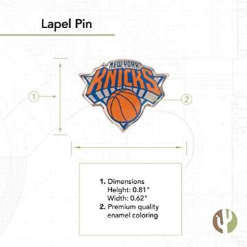 Desert Cactus New York Knicks Lapel Pin NY NHL Team Logo National Basketball Association Enamel Made of Metal (Lapel Pin)