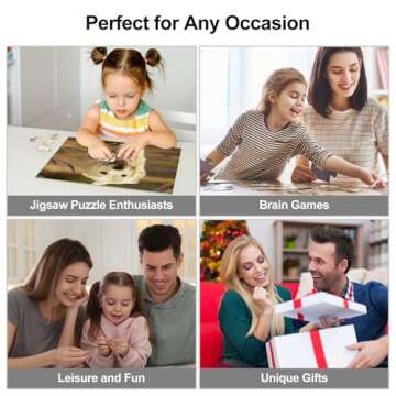 Personalized Photo Puzzles, Custom Jigsaw Puzzle for Adults, Customized Puzzle for Family, Wedding, Pet 500 Pieces, Unique Custom Keepsake Fun and Engaging for All Ages(20.5 * 15In Horizontal)