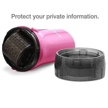 Guard Your ID Advanced Security Roller 2.0 Identity Theft Prevention Stamping Pink