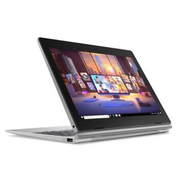 Lenovo Ideapad D330 2-in-1 Laptop, 10.1" (1280 x 800) Touchscreen Display, Intel Celeron N4000 @1.1GHz-2.6GHz (Dual Core), 64GB SSD, 4GB RAM, with Japanese Keyboard, Camera, Win 10Pro(Renewed)