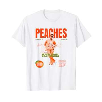 Official Justin Bieber Peaches White T-Shirt