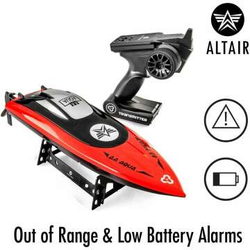 Altair AA102 RED RC Boat - Ultra Fast & Free Shipping