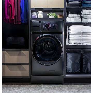 GE Profile PFQ97HSPVDS 28 Inch Smart Front Load Washer/Dryer Combo with 4.8 cu.ft. Capacity, 12 Wash Cycles, 14 Dryer Cycles