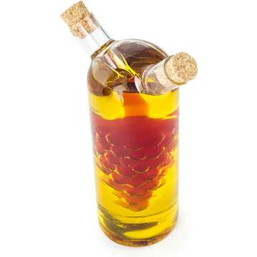 Fox Run 7050 Vinegar Bottle - Stylish Glass Dispenser