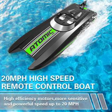 Fast RC Boat for Pools & Lakes Gift Idea