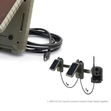 Durable Stealth Cam Solar Battery Pack for Trail Cameras