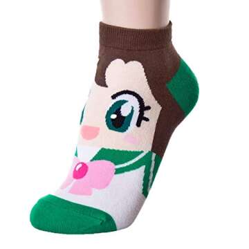 TANGDIAABBCC Vicien VHOB Women's Famous Cartoon Animation Character Casual Socks | Japanese Anime Fancy Funny Design