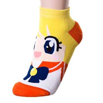 TANGDIAABBCC Vicien VHOB Women's Famous Cartoon Animation Character Casual Socks | Japanese Anime Fancy Funny Design