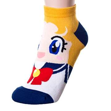 TANGDIAABBCC Vicien VHOB Women's Famous Cartoon Animation Character Casual Socks | Japanese Anime Fancy Funny Design