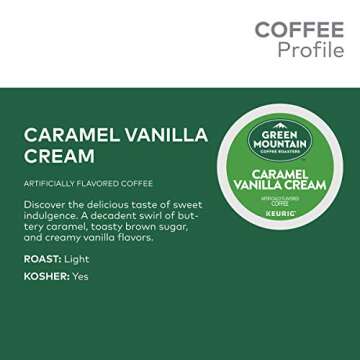 Caramel Vanilla Cream K-Cups - 72 Count