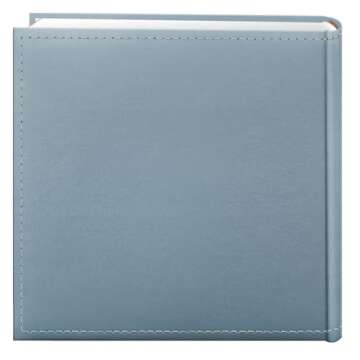 Pioneer Photo Albums DA-200COLB/B 200-Pocket Embossed Baby Leatherette Frame Cover Album for 4 by 6-Inch Prints, Blue