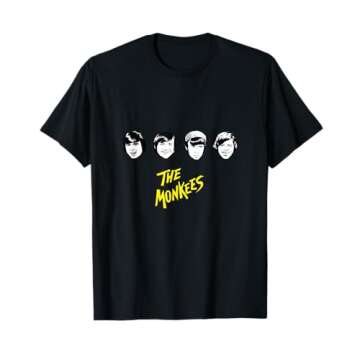 The Monkees B&W Faces T-Shirt