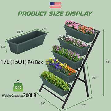 Highpro Vertical Garden Planter for Space-Saving Gardens