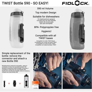 Fidlock TWIST 590 Magnetic Bike Water Bottle Holder