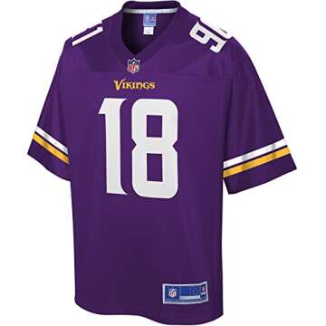 NFL PRO LINE Men's Justin Jefferson Purple Minnesota Vikings Player Jersey