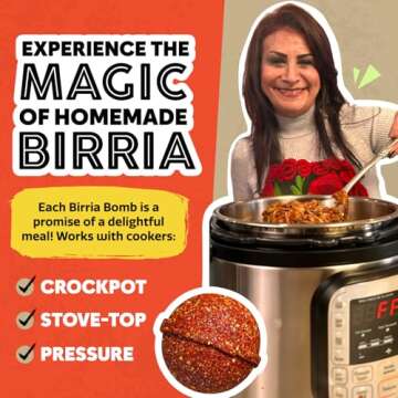 EZ Bombs Birria Bomb Seasoning, 2 Pack – Authentic Mexican Spice Mix for Tacos, Burritos, Nachos, and Quesadillas – Made with Real Chiles, Herbs, and Spices for Quick and Flavorful Meals