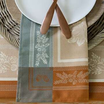 Harvest Gathering Jacquard Napkins Set of 4