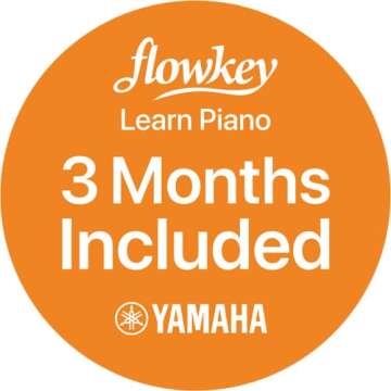 Yamaha Arius, 88-Key Weighted Action Digital Beginner and Intermediate Players, Dynamic Response, Grand Piano Sound, 3-Pedal Unit, Upright Design, Bench Included, Black, (YDP105B)