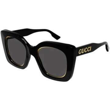 Gucci GG1151S Cat Eye Sunglasses: Non-Polarized Luxury