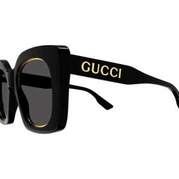 Gucci GG1151S Cat Eye Sunglasses: Non-Polarized Luxury