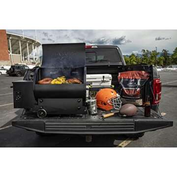 Traeger Grills Tailgater Portable Electric Wood Pellet Grill and Smoker with Folding Legs