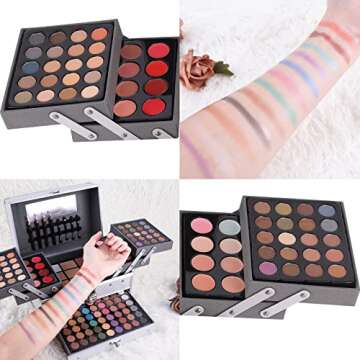 UNIFULL 132-Color Makeup Kit for Women & Teens