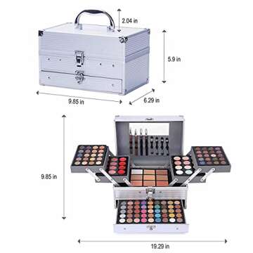 UNIFULL 132-Color Makeup Kit for Women & Teens