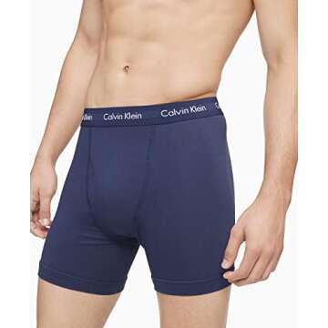 Calvin Klein Men's 7-Pack Cotton Boxer Briefs