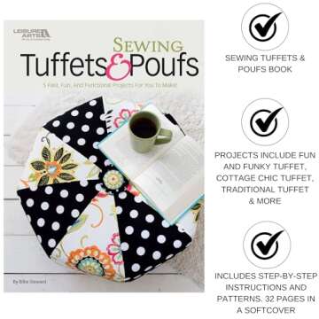 Leisure Arts Sewing Tuffets & Poufs, Multi