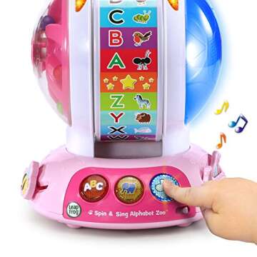 Spin and Sing Alphabet Zoo Toy for Toddler Learning