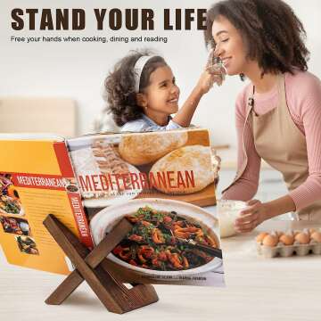 Rustic Cookbook Stand