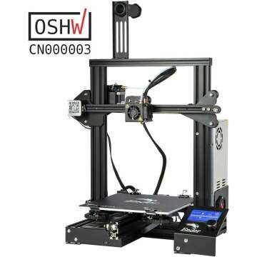 Official Creality Ender 3 3D Printer Fully Open Source with Resume Printing Function DIY 3D Printers Printing Size 8.66x8.66x9.84 inch