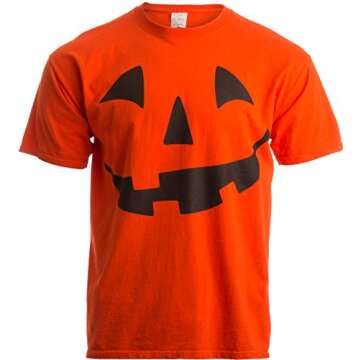 Giant Jack O' Lantern Face Halloween Unisex T-Shirt