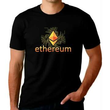 Stylish Plus Size Crypto Shirts for Men – Ethereum & Blockchain Designs