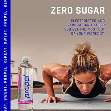 Propel Berry Electrolyte Water 12 Pack - Zero Calorie