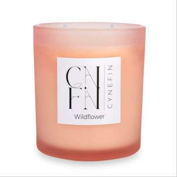 Wildflower Summer Scented Candle - 14oz Coconut Wax