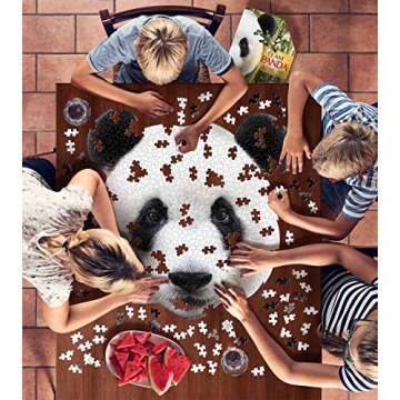 Madd Capp Puzzles - I AM Panda - 550 Pieces - Animal Shaped Jigsaw Puzzle