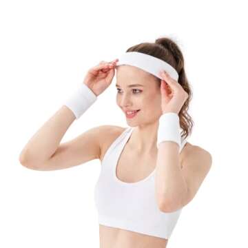 Mallofusa 12 PCS Sports Basketball Headband Sweatband Head Sweat Band Brace Outdoor for Men Women Kids Doing Yoga Running Tennis