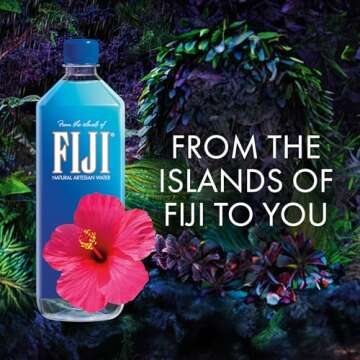 FIJI Natural Artesian Water 12 Pack 1 Liter