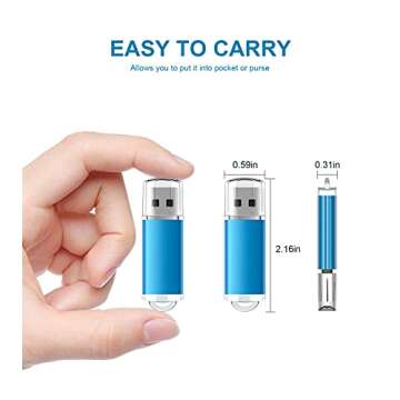 TOPESEL USB Flash Drives 128GB USB 3.0 Flash Flash Drive, Thumb Drive USB Drive Memory Stick USB Thumb Drive USB Memory Stick USB Flash Drive USB Stick Memory Stick USB Memory Stick(Blue)