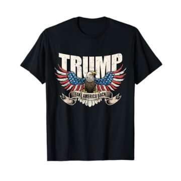 Trump 2024 Flag Take America Back Men Women Donald Trump T-Shirt