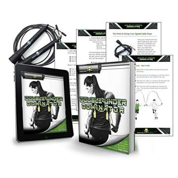 Survival and Cross Jump Rope - Boxing - Mixed Martial Arts - Fitness Training - Speed Adjustable - Sold by FMS International