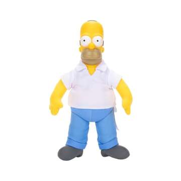 Disney The Simpsons Homer Plush Features Soft Fabric Body with Sculpted Head Officially Licensed by Disney