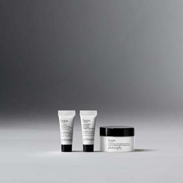 philosophy hope 3 piece skincare set 0.5 Oz. + 0.1 Oz. + 0.1 Oz.