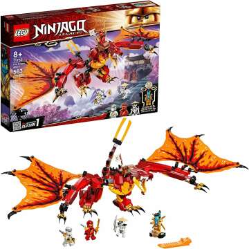 LEGO NINJAGO Fire Dragon Attack Building Kit 71753