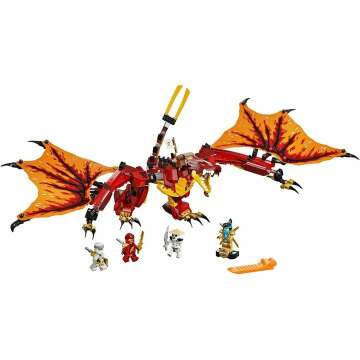 LEGO NINJAGO Fire Dragon Attack Building Kit 71753